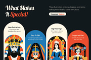 Animated Poker Illustration Art Set, a Sport Illustration by Creative Stall (Thumbnail 2 of 5)