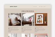 Artis Craft WordPress Theme, a WordPress Template by Your Theme Shop (Thumbnail 4 of 9)