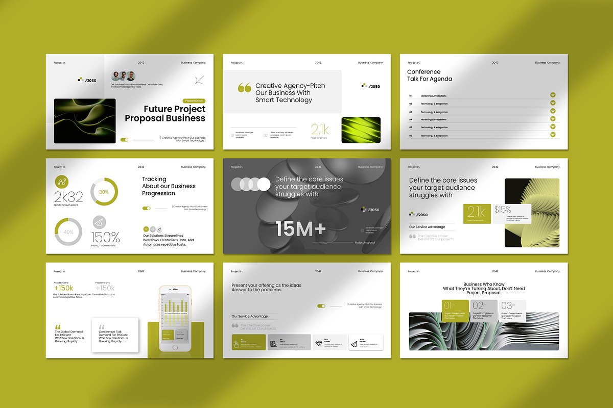 Future Project Proposal Business, a Presentation Template by Soraclod (Photo 5 of 9)