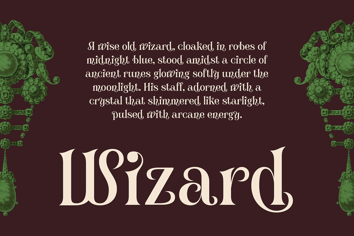 CS Redina – Fantasy Font, a Serif Font by Craft Supply Co. (Photo 6 of 8)