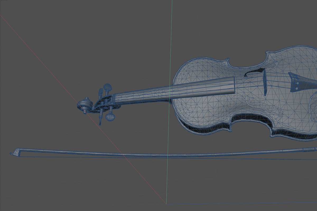 Violin, an Object 3D Model by Snji | 3D Models (Photo 10 of 12)