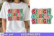 Sleigh Girl Sleigh SVG, a Seasonal Illustration by mh_arif (Thumbnail 1 of 4)