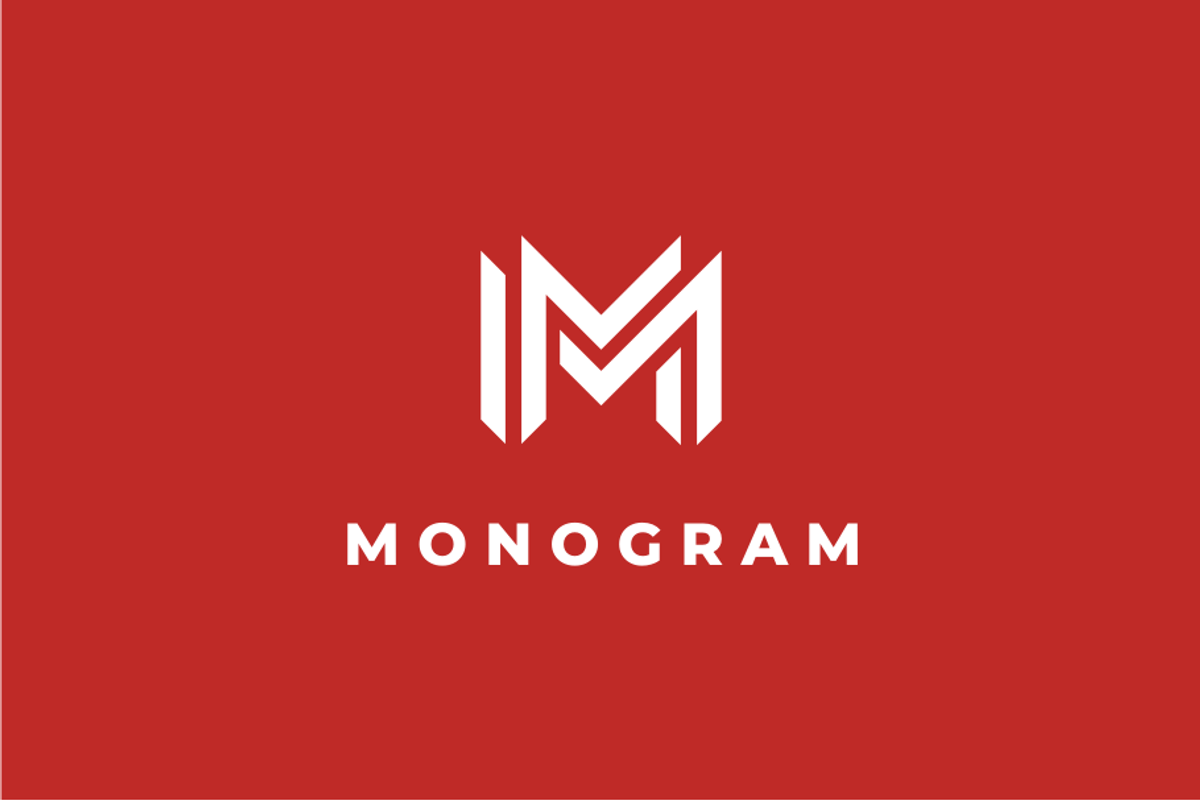 Monogram Letter M logo design, a Branding & Logo Template by johnkent (Photo 2 of 3)