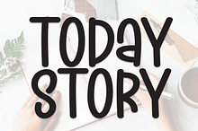Today Story | Script Font