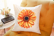 Watercolor Autumn Flowers Clipart, an Illustration by Sublimation Artist (Thumbnail 6 of 6)