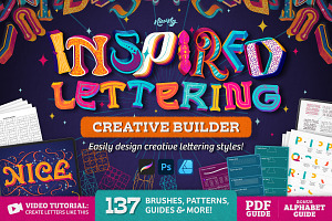 Inspired Lettering Creative Builder, a Brush Add-On by Nico-Ng