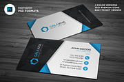 Professional Corporate BusinessCards, a Business Card Template by Galaxiya (Thumbnail 1 of 8)