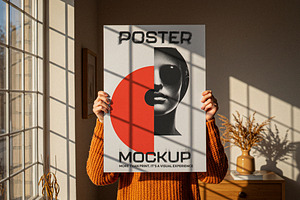 Wall Poster Mockup, a Product Mockup by Designer Dude