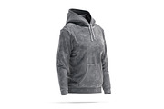 Black Sport Women's Hoodie 3D Model, an Object 3D Model by rebrandy (Thumbnail 8 of 9)
