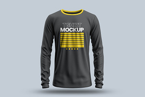 Long Sleeve T-shirts Mockup