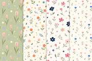 Delicate Ditsy Floral Patterns, a Pattern Graphic by Artonix (Thumbnail 4 of 5)