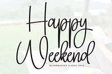 Happy Weekend | Script Font