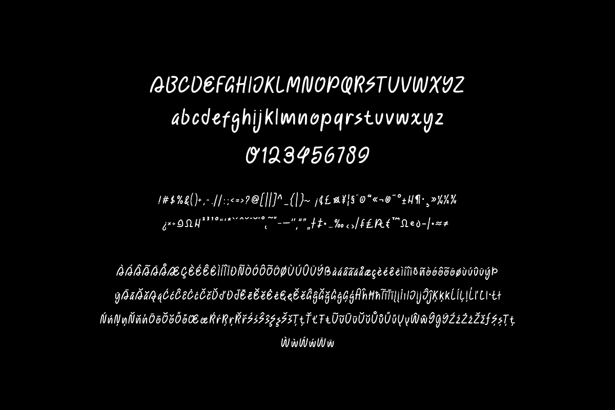 Rounde - Handwritten Rounded Font, a Handwritten Font by Typeparties (Photo 9 of 9)
