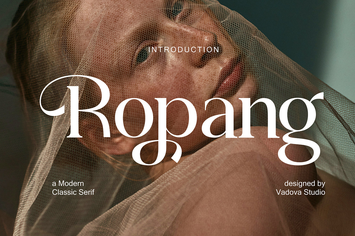 Ropang Modern Classic Serif Font, a Serif Font by Vadovastd (Photo 1 of 7)