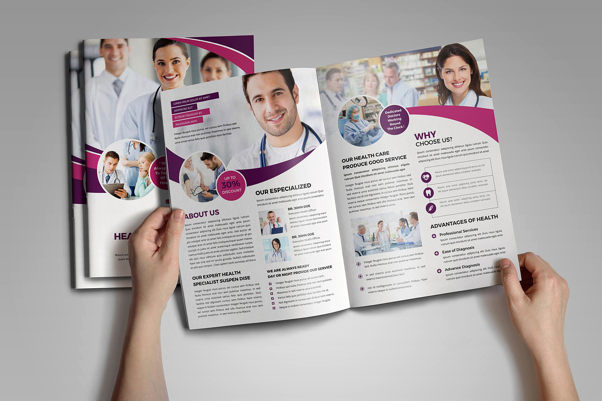 Medical Healthcare Brochure V3, a Brochure Template by JanySultana (Photo 2 of 8)