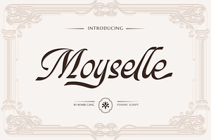 Moyselle Modern Classic Script