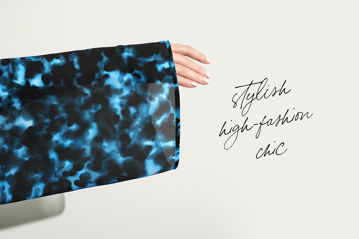 Blue Tortoiseshell Seamless Pattern, a Pattern Graphic by Leysa Flores (Photo 6 of 10)