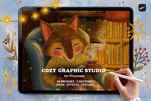 Procreate Brushes - Graphic Studio, a Brush Add-On by Jenny Quince