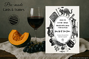 Gothic Halloween Hand Drawn Vectors, a Seasonal Illustration by Yevheniia (Thumbnail 7 of 14)