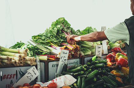 At The Farmers Market Featuring Fresh Herbs And Vegetables preview 6