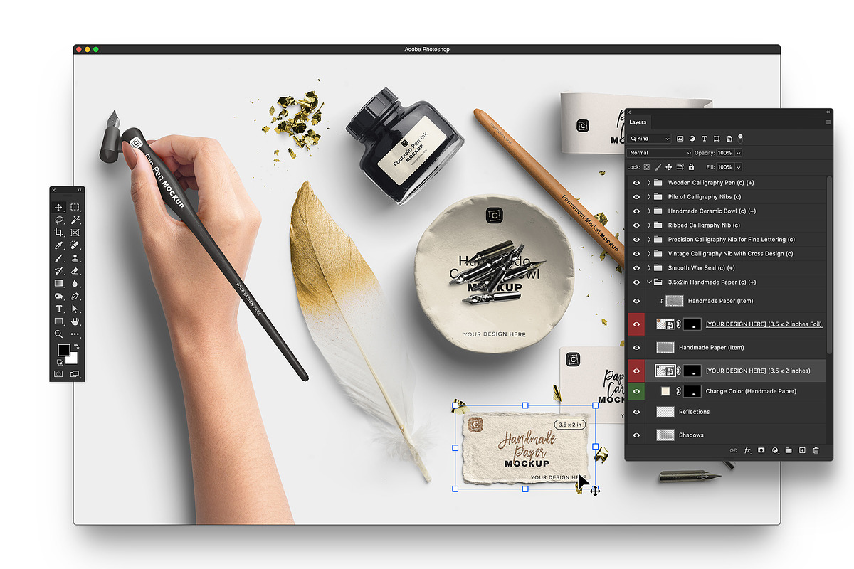 Artisan Lettering Tool Editable Pack, an Object Graphic by Custom Scene