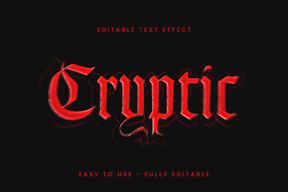 Classic Gothic Text Effect preview 4