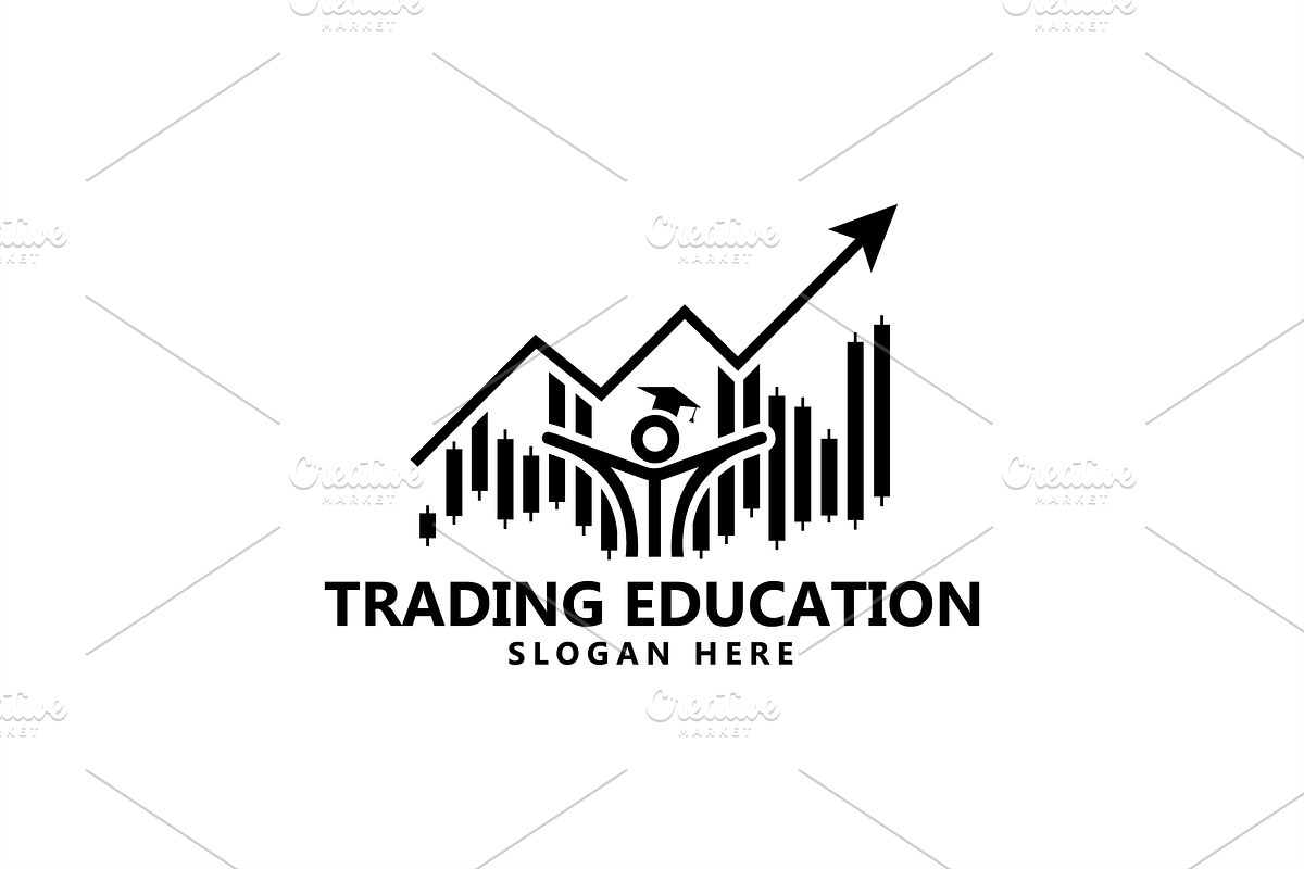 Trading Education Icon Logo Design, a Branding & Logo Template by Advateik ™ (Photo 4 of 4)