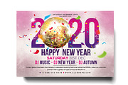 New Years Flyer Template, a Flyer Template by AfzaalGraphics (Thumbnail 2 of 3)