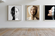 Fragmented Silence: Abstract Faces, a Decorative Illustration by Vika_Softlife (Thumbnail 3 of 4)