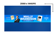 Professional finance YouTube banner, a Social Media Template by Vaughn Studios (Thumbnail 2 of 5)