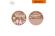 Valentine's Day SET Wall Decoration, a Templates & Theme by LaserCutano (Thumbnail 4 of 10)