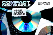 Extra-detailed CD textures, CD cases, a Texture Graphic by Roman Paslavsky (Thumbnail 1 of 7)