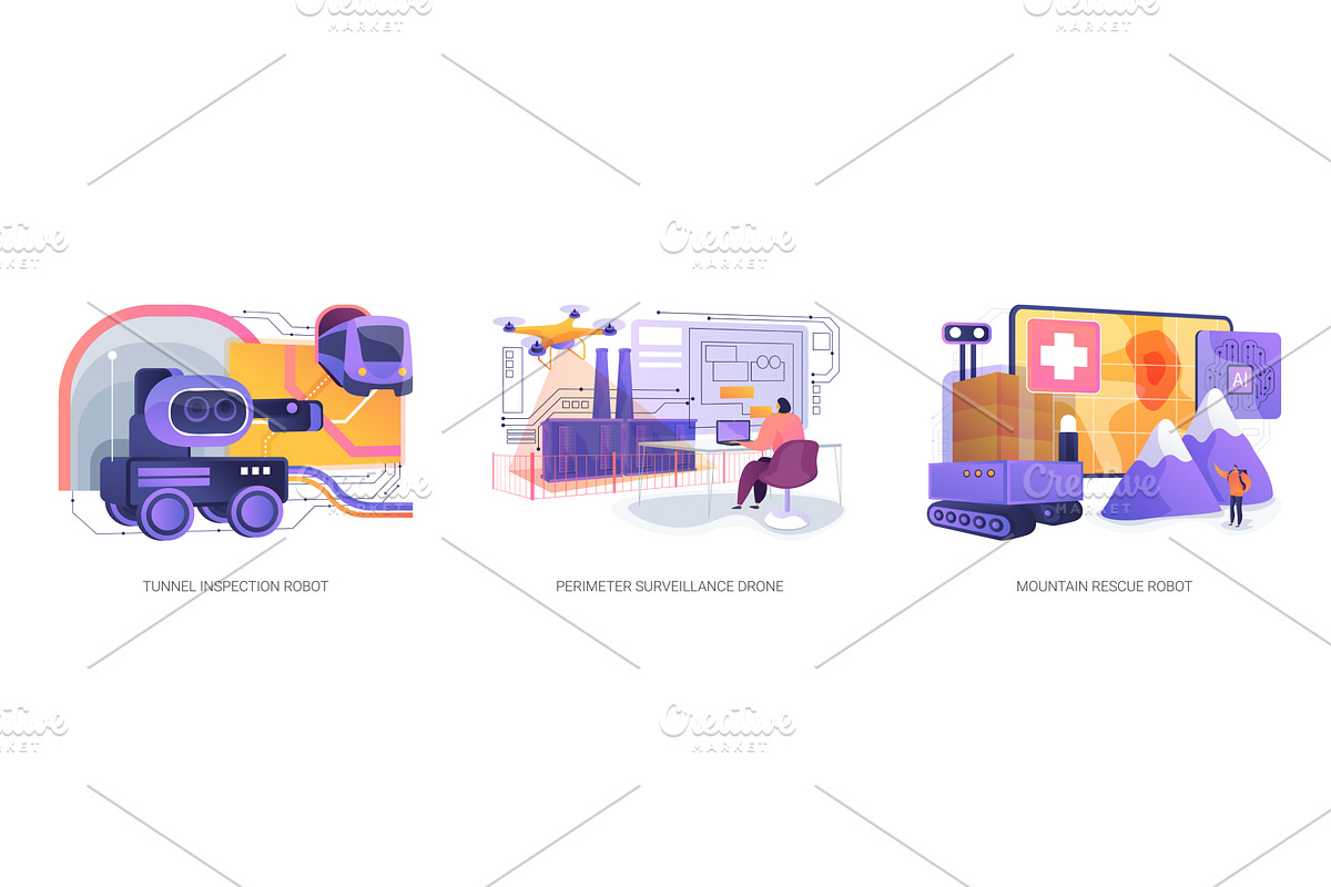Robotic Systems for Inspection and, a Technology Illustration by Visual Generation