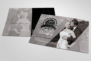 Wedding Invitation PostCard