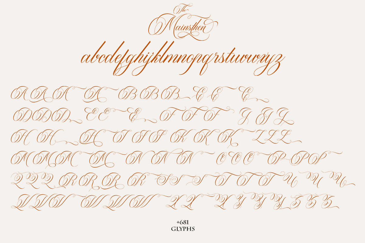The Mainsthen, a Script Font by HKL Studio (Photo 10 of 12)