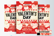 Valentines Day Flyer Cards BG Bundle, a Poster Template by DesignWorkz (Thumbnail 6 of 12)