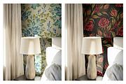 Wallpaper Mockup: Bedside white lamp, a Household Mockup by Andrea Muller (Thumbnail 5 of 7)