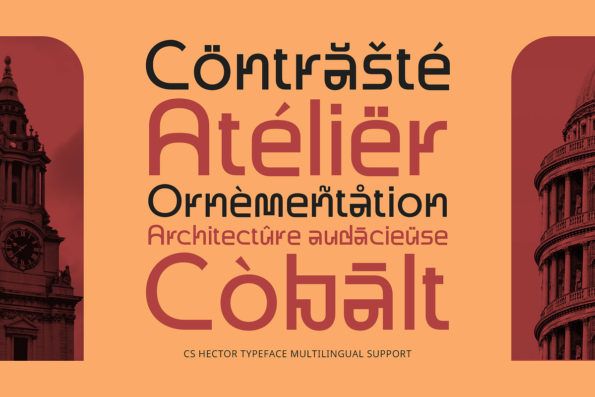 CS Hector – Art Deco Font, a Sans Serif Font by Craft Supply Co. (Photo 3 of 8)