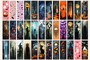 84 Halloween Bookmark Sublimation Bu, a Graphic by Libby Wishes (Thumbnail 2 of 3)