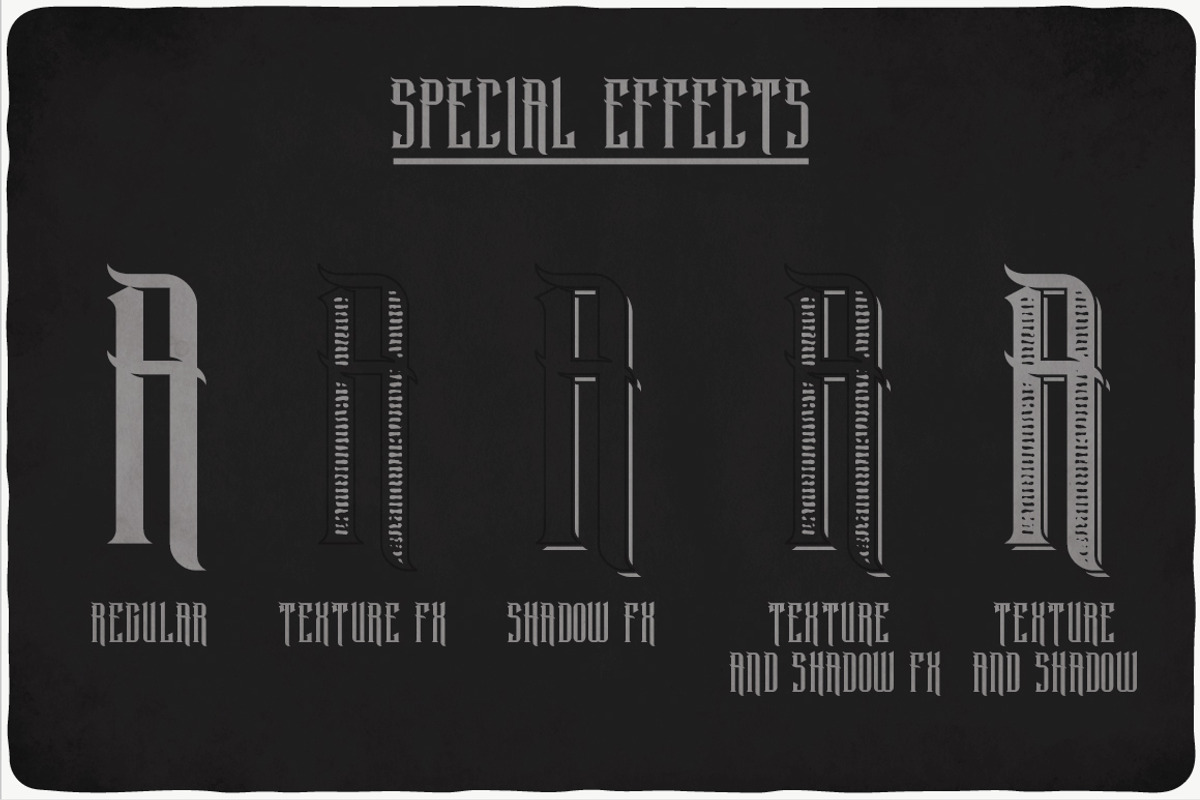 Black Widow Typeface preview 4