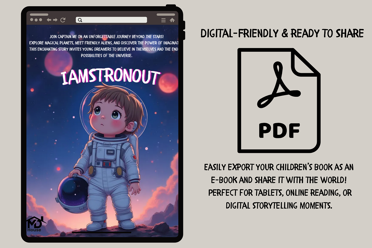 Children’s Book Template, a Card Template by MDHouse12 (Photo 6 of 8)