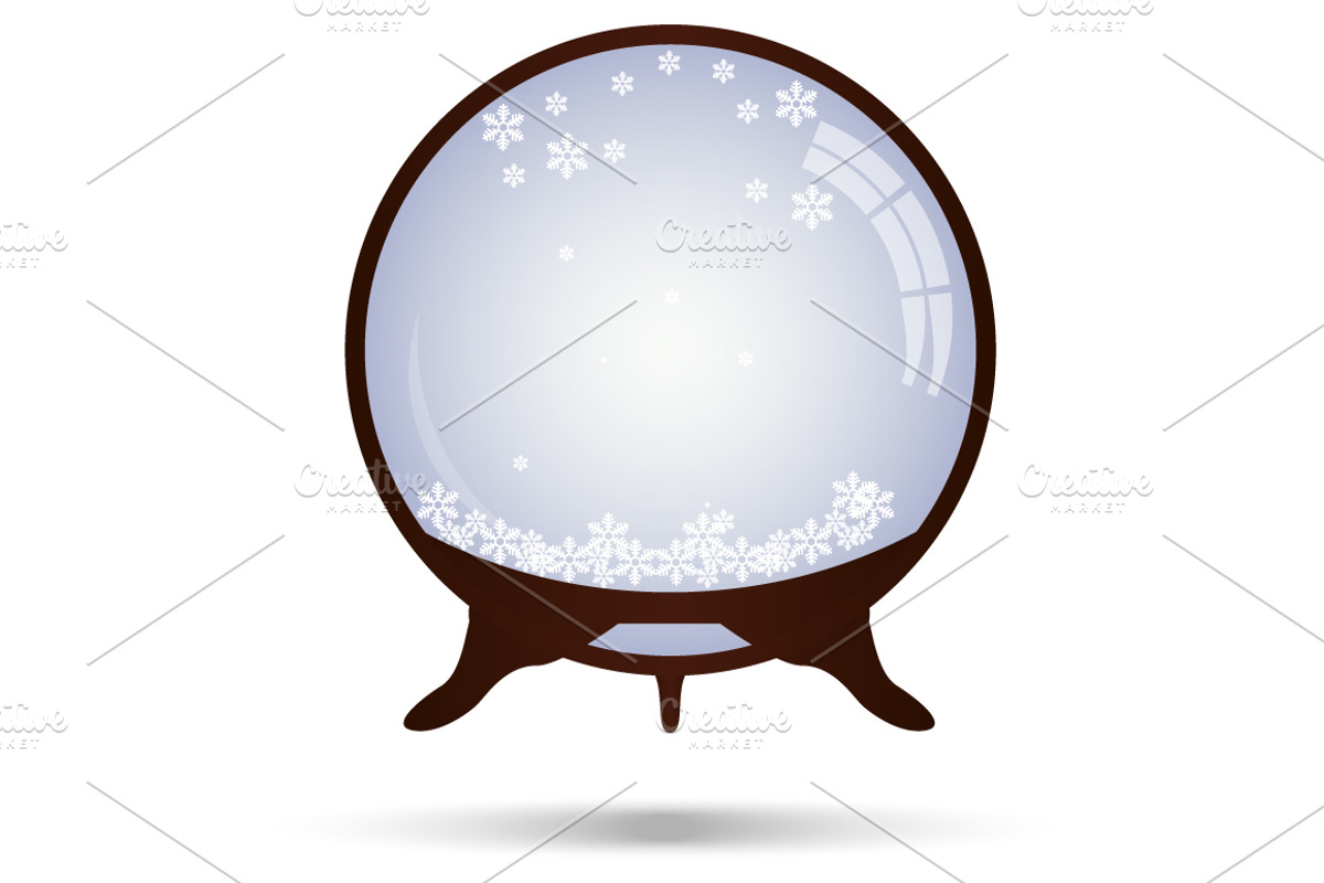 SET Snow globe - Christmas toy, a Decorative Illustration by pashigorov (Photo 11 of 12)