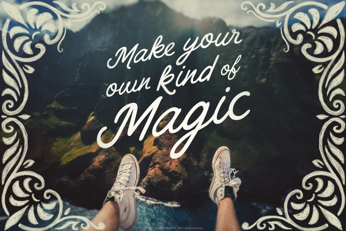 Gilly handmade script font with alternates preview 4