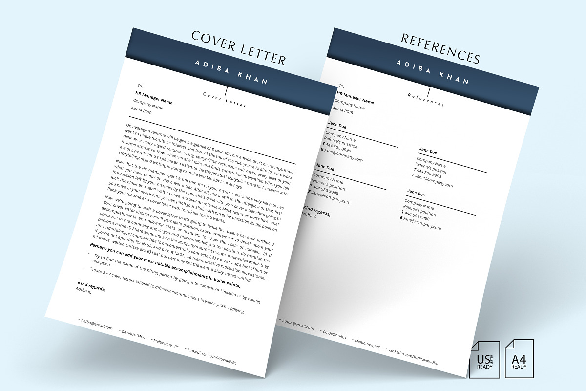 Minimalist Resume Template, CV Word, a Resume Template by Career Canvas (Photo 4 of 11)