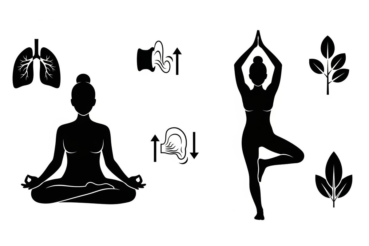 Yoga Meditation Silhouette Vector Bu, an Illustration by Artivon (Photo 32 of 40)