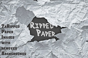 Ripped Paper Bundle, a Background Graphic by NiccerPhotography (Thumbnail 1 of 5)