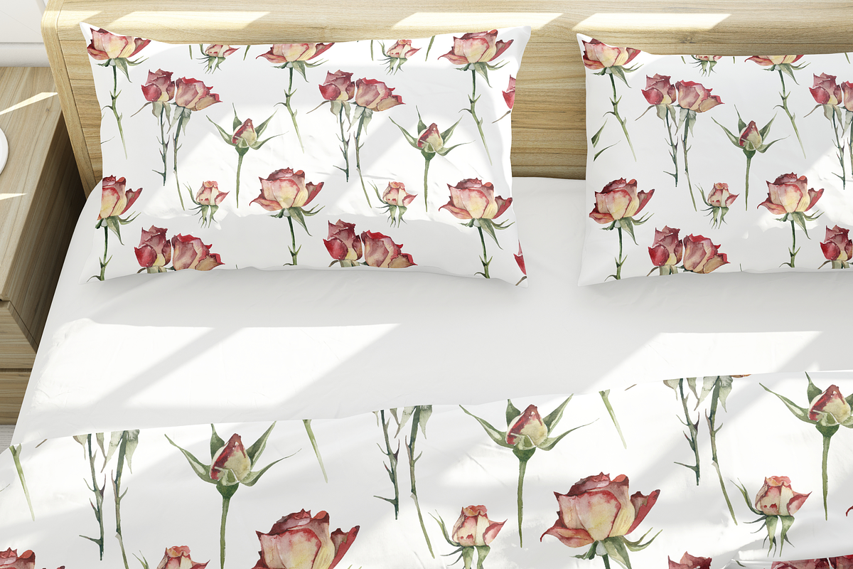 Roses Floral Watercolor Clipart, an Illustration by Artcard Watercolor (Photo 6 of 7)