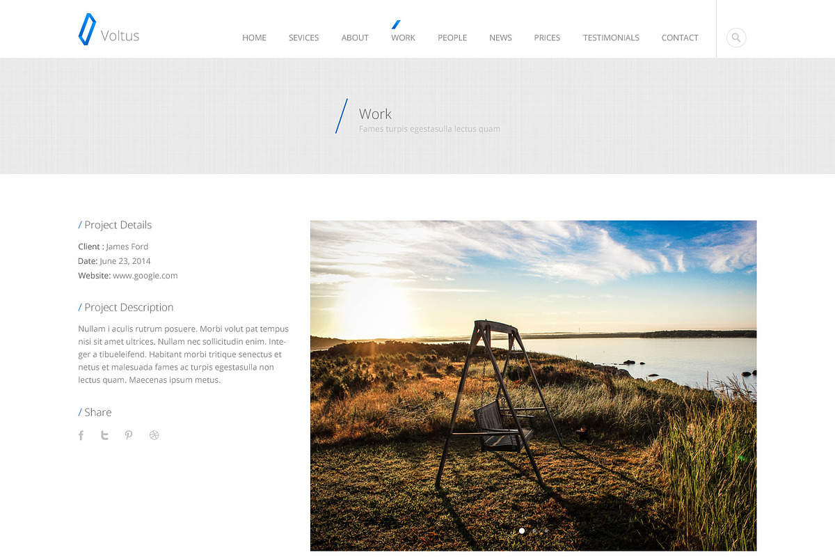 Voltus-One Page PSD Template, an UI Kit Template by flr.24 (Photo 3 of 5)