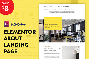 Elementor Landing Page Template