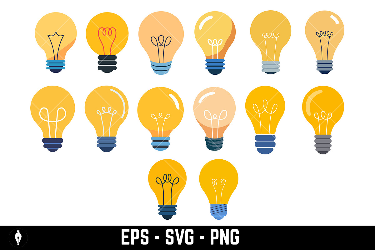 Various light bulbs, an Object Graphic by Vectorhight (Photo 1 of 4)